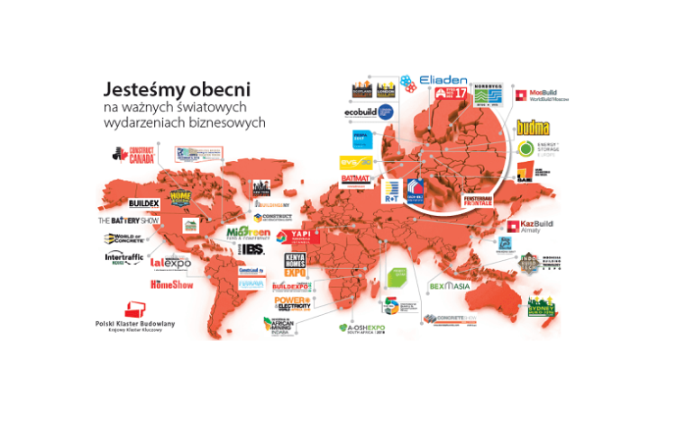 mapka rozmieszczenia targów