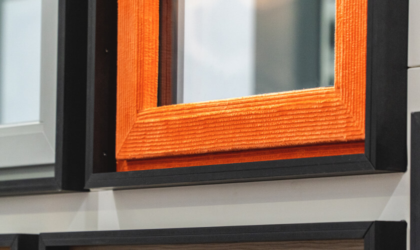 pomarańczowa futryna